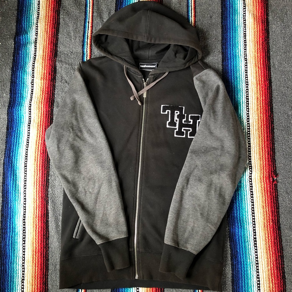 The hundreds zip up jacket size M